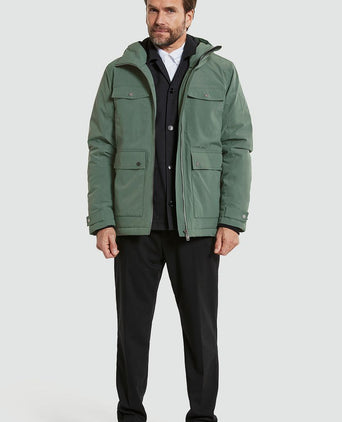Parka hilding donkergroen