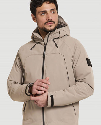 Didriksons jas zino beige | Regular-fit