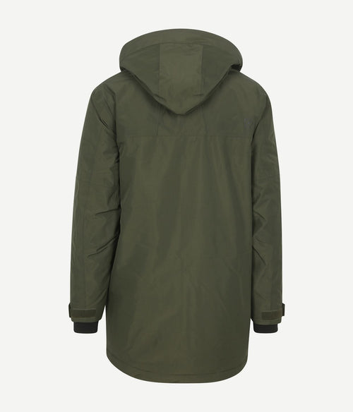 Didriksons parka drew olijfgroen | Regular-fit