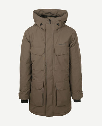 Didriksons parka drew taupe | Regular-fit