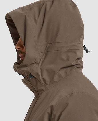 Didriksons parka drew taupe | Regular-fit