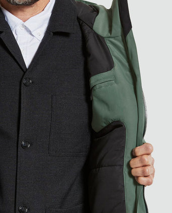 Parka hilding donkergroen