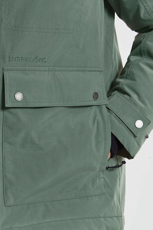 Didriksons parka hilding donkergroen | Regular-fit