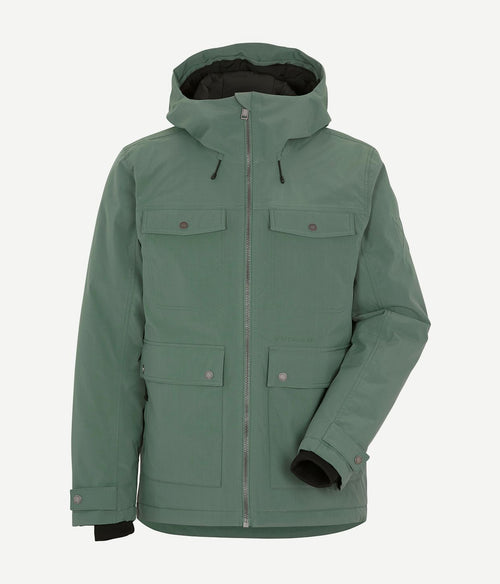 Didriksons parka hilding donkergroen | Regular-fit