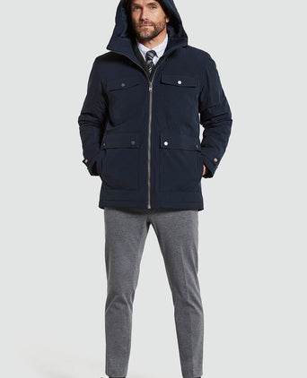Didriksons parka hilding donkerblauw | Regular-fit