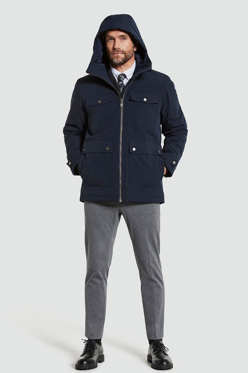 Didriksons parka hilding donkerblauw | Regular-fit
