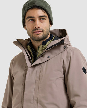Parka kenny ash brown