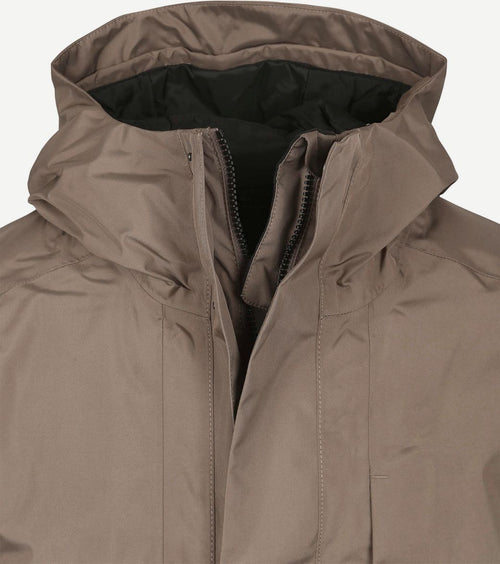Didriksons parka kenny beige | Regular-fit