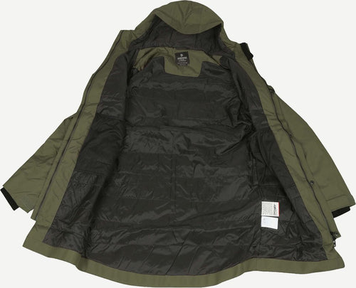 Didriksons parka kenny donkergroen | Regular-fit