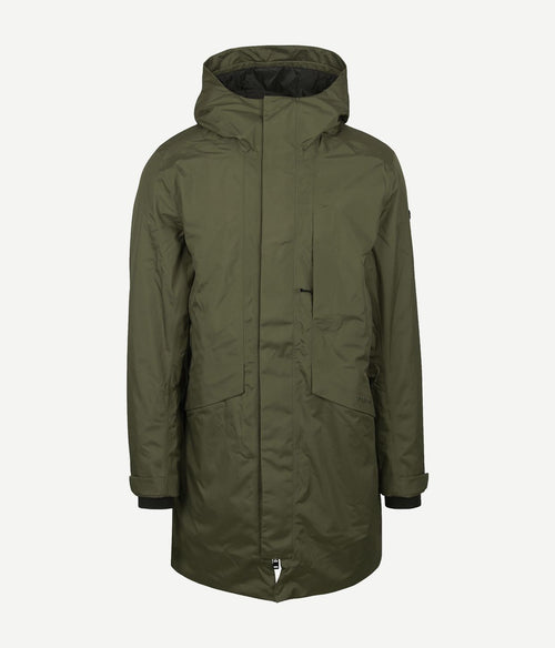 Didriksons parka kenny donkergroen | Regular-fit
