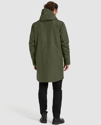 Didriksons parka kenny groen | Regular-fit