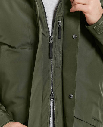 Didriksons parka kenny groen | Regular-fit