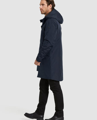 Didriksons parka kenny donkerblauw | Regular-fit