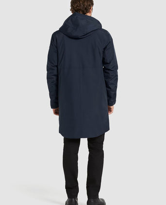 Didriksons parka kenny donkerblauw | Regular-fit