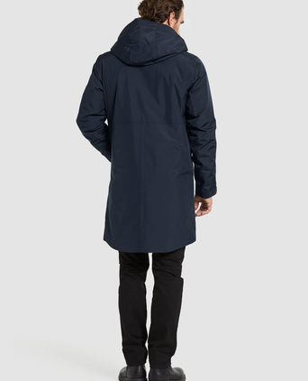 Didriksons parka kenny donkerblauw | Regular-fit