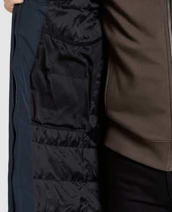 Didriksons parka kenny donkerblauw | Regular-fit