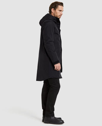 Didriksons parka kenny zwart | Regular-fit