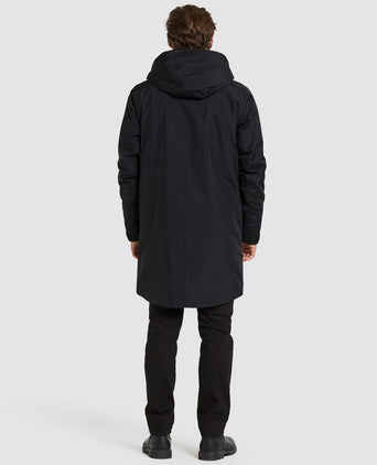 Didriksons parka kenny zwart | Regular-fit