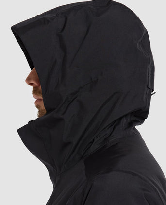 Didriksons parka kenny zwart | Regular-fit