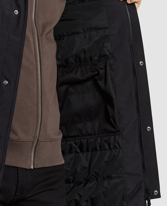Didriksons parka kenny zwart | Regular-fit