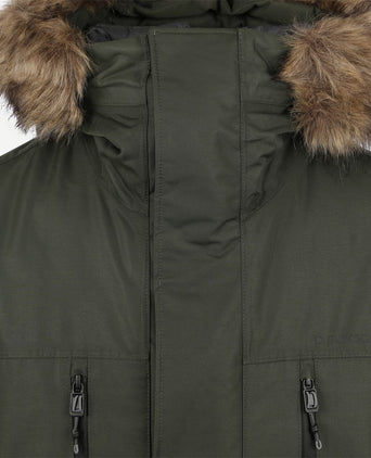 Didriksons parka marco donkergroen | Regular-fit