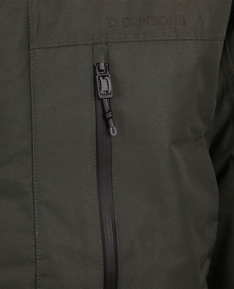 Didriksons parka marco donkergroen | Regular-fit