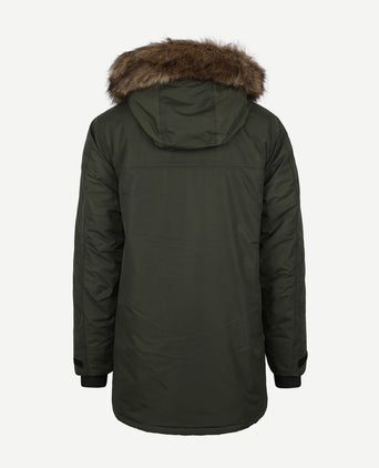 Didriksons parka marco donkergroen | Regular-fit