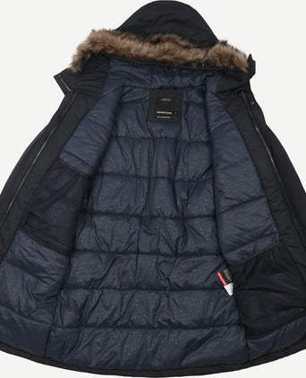 Didriksons parka marco donkerblauw | Regular-fit