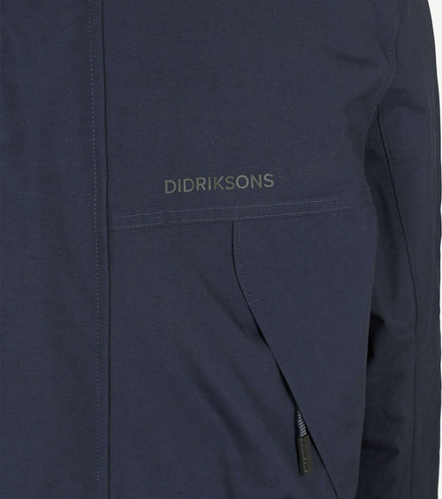 Didriksons rick jas donkerblauw | Regular-fit
