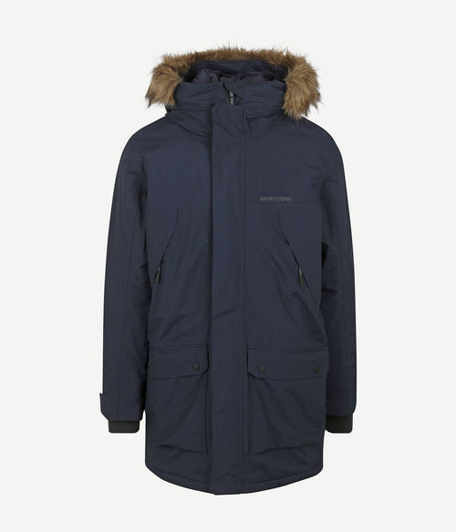 Didriksons rick jas donkerblauw | Regular-fit