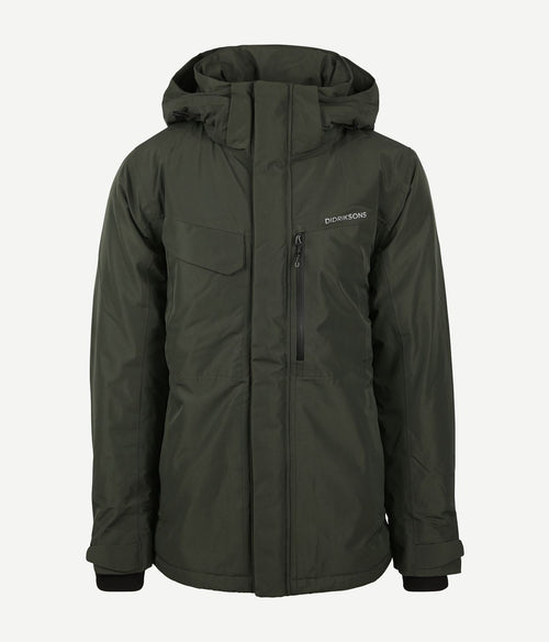 Didriksons stefan jas donkergroen | Regular-fit