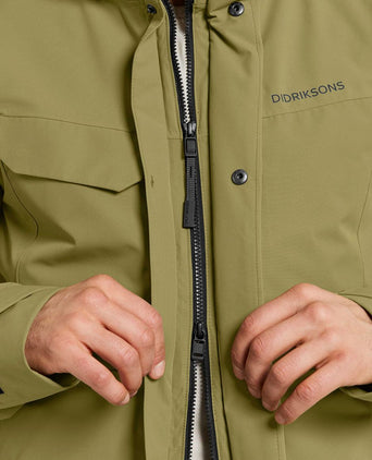 Didriksons stefan jas groen | Regular-fit