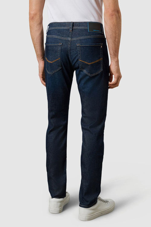 Jeans Lyon tapered future flex donkerblauw