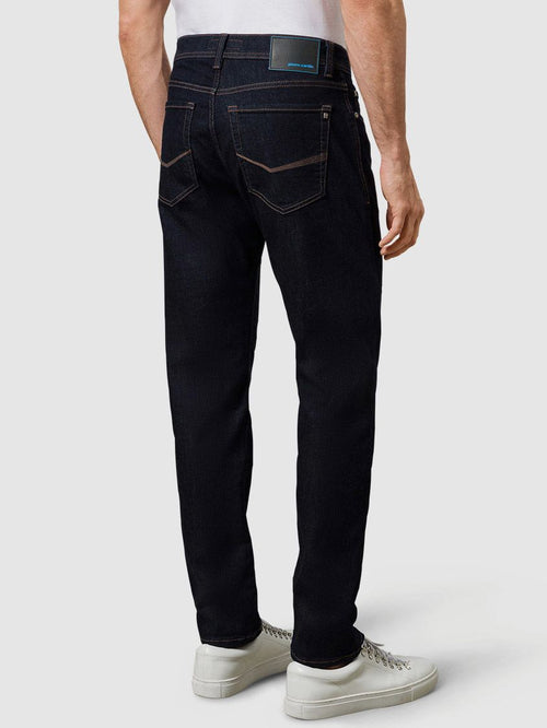 Jeans Lyon tapered donkerblauw