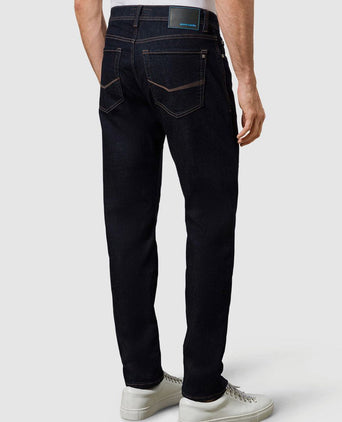 Jeans Lyon tapered donkerblauw