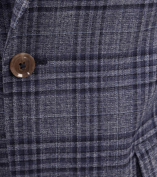 Colbert heleen ruit donkerblauw