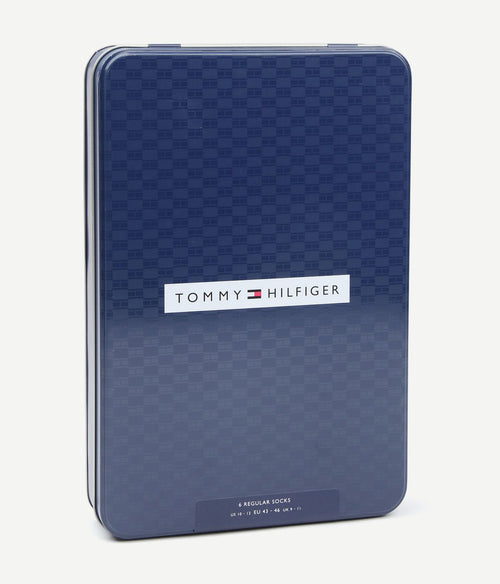 Tommy Hilfiger giftbox (6-pack) donkerblauw