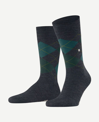 Wol Edinburgh melange donkerblauw 6273