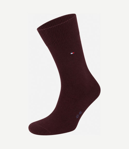 Classic (2-pack) sokken donkerblauw bordeaux
