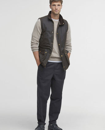 Westmoreland wax bodywarmer olijfgroen