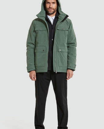 Parka hilding donkergroen