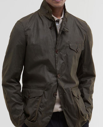 Barbour beacon wax jas olijfgroen