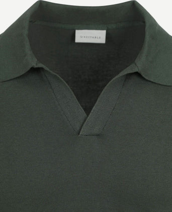 Polo riva compact donkergroen