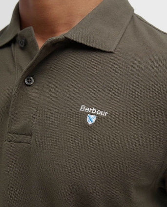 Basic polo legergroen