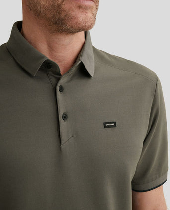 Piqué poloshirt pewter