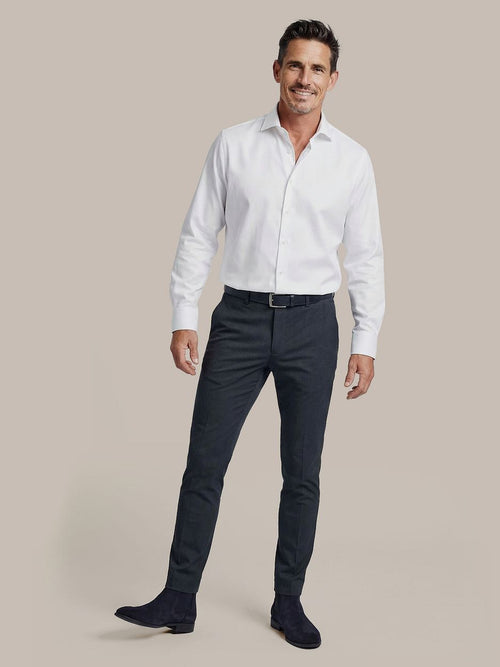 Wit overhemd slim fit dr-01