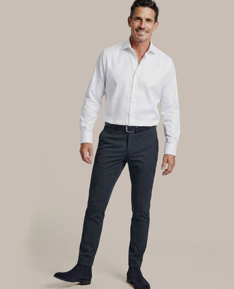 Wit overhemd slim fit dr-01