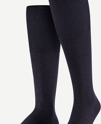 Falke airport kniekous donkerblauw