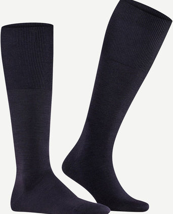 Falke airport kniekous donkerblauw