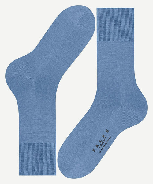 Falke airport sok blauw